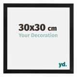 yd. Cadre photo 30x30 cm - Noir mat - MDF - Catania