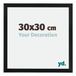 yd. Cadre photo 30x30 cm - Noir mat - MDF - Catania