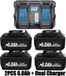 StarTech Makita 18V 6Ah vervangingsaccu, roze, compatibel met BL1830, BL1840, BL1840B, BL1850, BL1850B, BL1890