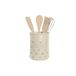BOTE TOPITO'S BOTE UTENSILIOS SET 5 MATEN MADERA 11X11X14