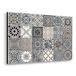 Spatbescherming Aluminium keukenspatbescherming, made in Italy, fornuis- en wandbescherming, wasbaar en eenvoudig te monteren, spatbescherming van metaal, 48 x 72 cm