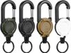 Holland Connections Lot de 4 porte-clés rétractables robustes