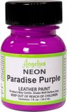 Angelus Leather Acrylic Paint - Neon Paradise Purple - 29.5ml