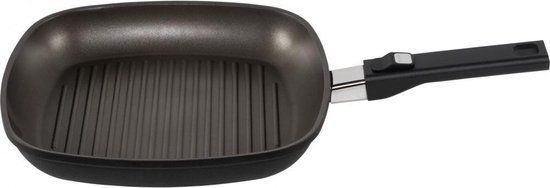 Berndes Vario Click Plus Grill Pan - 30x30 cm - Induction - Black