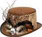 Boland Voodoo Ayida Hoed - Unisex - Halloween Accessoire