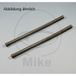 Molle WIRTH voorvork veerset fork spring set 2048 polished