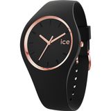 Ice Watch ICE glam - Black Rose-Gold 024521 Horloge - Siliconen - Zwart - Ø 37 mm