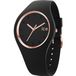 Ice Watch ICE glam - Black Rose-Gold 024521 Horloge - Siliconen - Zwart - Ø 37 mm