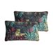 Evans Lichfield Zinara Polyester Gevulde Kussens (Twin Pack), Multi, 30 x 50 cm