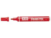 Pentel Viltstift N50 rond rood 1.5-3mm