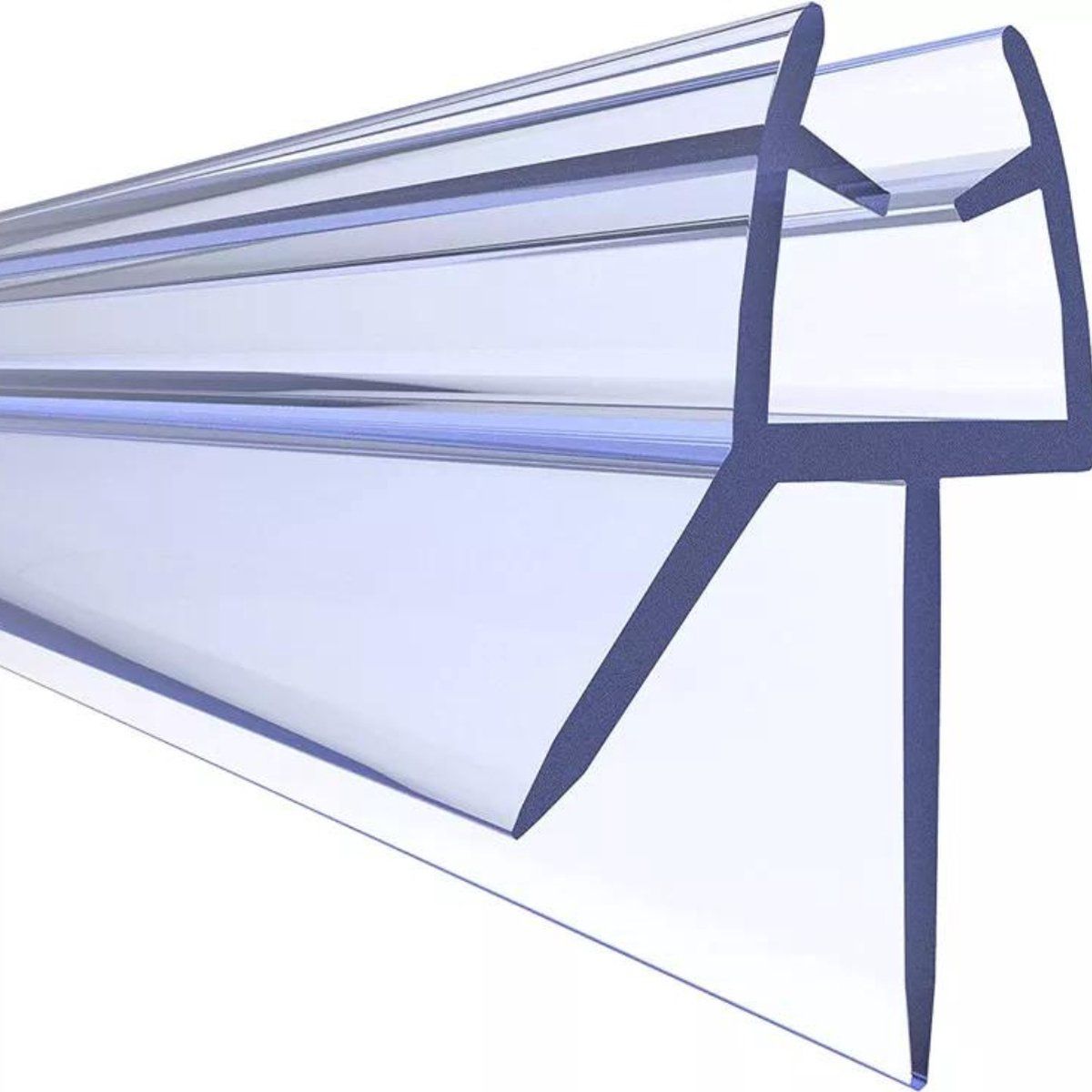 Minismus Douchedeurafdichting met Waterkering - 2x1M - 6-8mm Glas