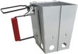 Merkloos / Sans marque Kampeer Kachel Barbecue Starter Buiten Koken Inklapbaar Ontwerp 27cm Hoog Zwart