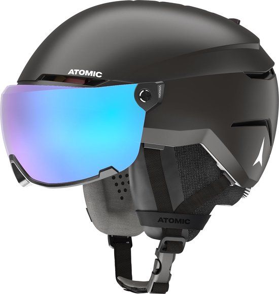 Atomic Savor Visor Stereo Skihelm - Maat M - Zwart - Unisex - 2020/2021