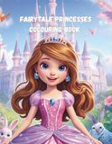 Cute princesses colouring book: Kids book