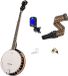 Fazley 5-snarige Banjo starterset - BN-30 - Multikleur