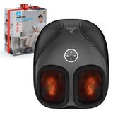 COMFIER Voetmassageapparaat met warmte, Shiatsu voetmassageapparaten voor pijn en bloedsomloop, plantaire fasciitis, diep kneden, compressie, elektrische voetmassageapparaat, geschenken voor vrouwen