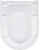 Bolt Edge Toiletbril Norien - Softclose Wit met Snelsluiting - Duuroplastisch Antibacterieel Toiletdeksel - Stevige Toiletbril