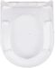 Bolt Edge Toiletbril Norien - Softclose Wit met Snelsluiting - Duuroplastisch Antibacterieel Toiletdeksel - Stevige Toiletbril