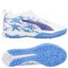 PUMA Ultra 6 Match Mid + TT Christian Pulisic X Kidsuper - Blanc/Pink Lilac/Dusky Blue Enfant ÉDITION LIMITÉE - Stabilisé (TF), pointure 38