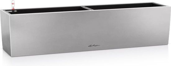 LECHUZA BALCONERA STEEL 80 - Plantenbak - rvs