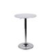 Brigros WeHome Bartafel, hoge salontafel, in hoogte verstelbare salontafel, vierkante of ronde tafel, keukentafel verkrijgbaar in verschillende kleuren (grijs, rond)