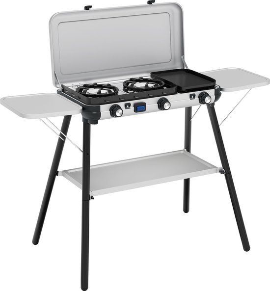 Campingaz Camping Kitchen 2 Multi-Cook Plus Camping Cooker - 2 Burners - Grey