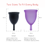 Ruby Cup Ruby Cup compleet herbruikbare menstruatiecups - Small/Medium