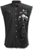 Spiral Attitude Holland Spiral Skull Scroll Heren Bodywarmer - Zwart - 4XL