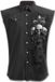 Spiral Attitude Holland Spiral Skull Scroll Heren Bodywarmer - Zwart - 4XL