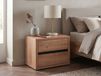 Table de chevet EWOUT 2 tiroirs chêne français d'automne