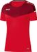 Jako Champ 2.0 T-shirt Dames - Rood / Wijnrood