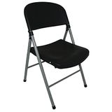 Bolero CE693 Foldaway Utility Stoel, 810 mm H x 490 mm B x 500 mm D, zwart (Pack van 2)