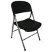 Bolero CE693 Foldaway Utility Stoel, 810 mm H x 490 mm B x 500 mm D, zwart (Pack van 2)