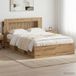 Maison Exclusive - Cadre de lit avec rangement, chêne (style Artisan), 140 x 190 cm