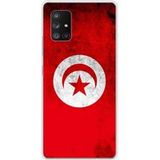 Samsung Galaxy A71 5G Siliconen hoesje Tunesische vlag
