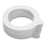 Mäser Gothika Afdichtringen voor weckpotten, geschikt voor inmaakpotten met beugelsluiting in standaardformaat, weekmakervrij, rubber, wit, 500 ml - 4,8 l