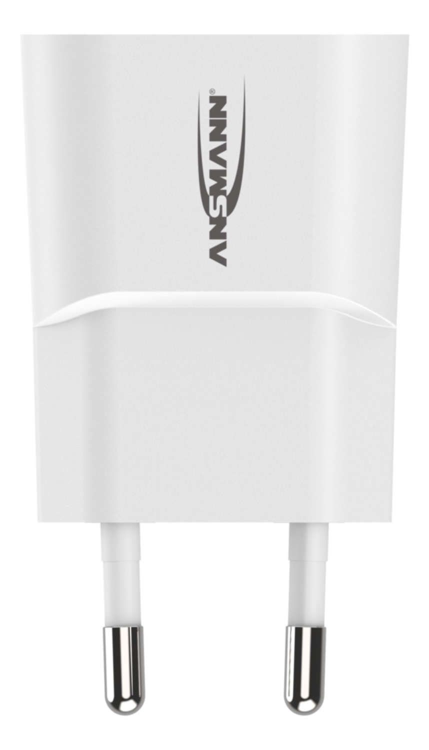 Ansmann HC105 - Oplader voor mobiele apparatuur - Universeel - Wit