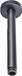 Fortifura Calvi Plafondarm - rond - 20cm - PVD - geborsteld gunmetal (antraciet)