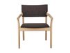 Gärsnäs Fauteuil Vyn avec dossier rembourré Monocoat natural-Lido 46 mole