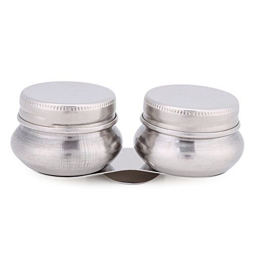 Eujgoov Roestvrijstalen Oliecups Dubbel Haakpalet Op Tekentafel F332 - 0663862473582