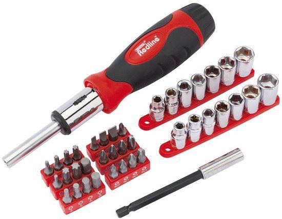 Draper Redline 68835 Ratcheting Schroevendraaier Socket en Bit Set (40-delig)