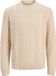 Jack & Jones JPRBLUCALLUM CABLE KNIT CREW NECK Bruin Maat S