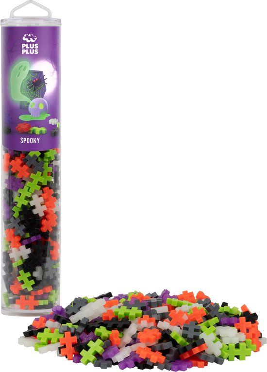 Plus-Plus Spooky mix 240 delige bouwset Tube - 4317