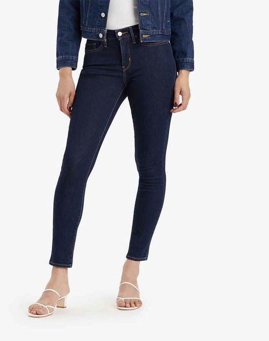 Levi's 311 Shaping Skinny Fit Jeans - Blauw - Dames