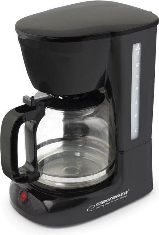 Esperanza Arabica - Koffiezetapparaat - 1.8L - Zwart