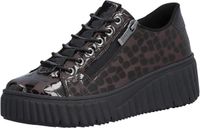 Rieker Lando lage leren sneakers bruin
