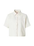 LEVI'S ® Blouse 'Logan Short Sleeve Denim Shirt' blanc cassé