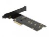 Delock 89013 Carte d'interface PCIe 4.0 NVMe M.2 profil bas