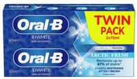 Oral-B Tandpasta 3D White - 12 x 2x75 ml - Voordeelverpakking
