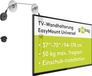 TV muurbeugel televisiehouder 37-70 inch (94-178 cm) kabelsysteem universele televisiehouder TV VESA wandhouder TV 50 kg
